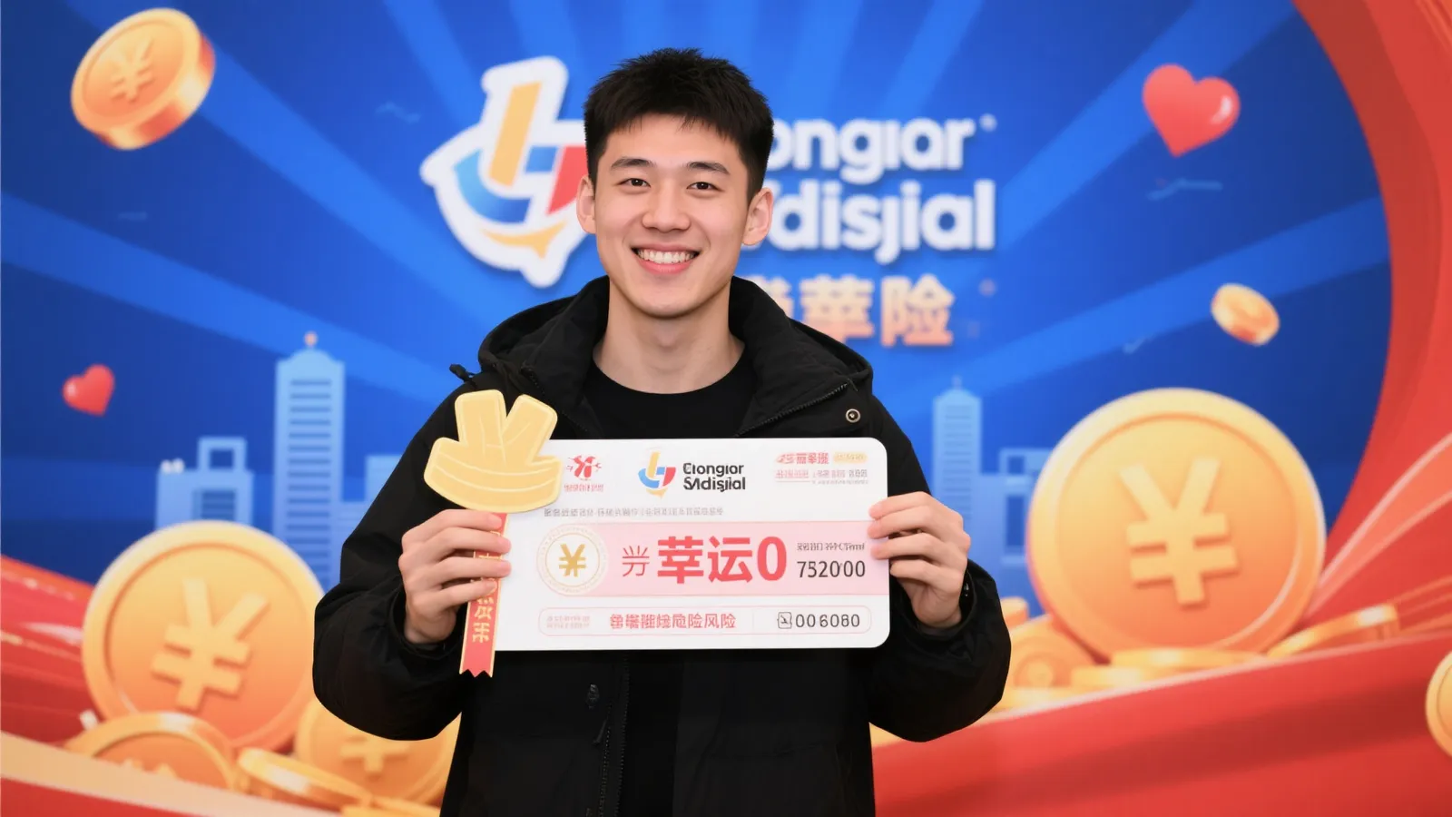 18岁少年喜中1448万大奖现身领奖 坦言此前几乎不玩彩票