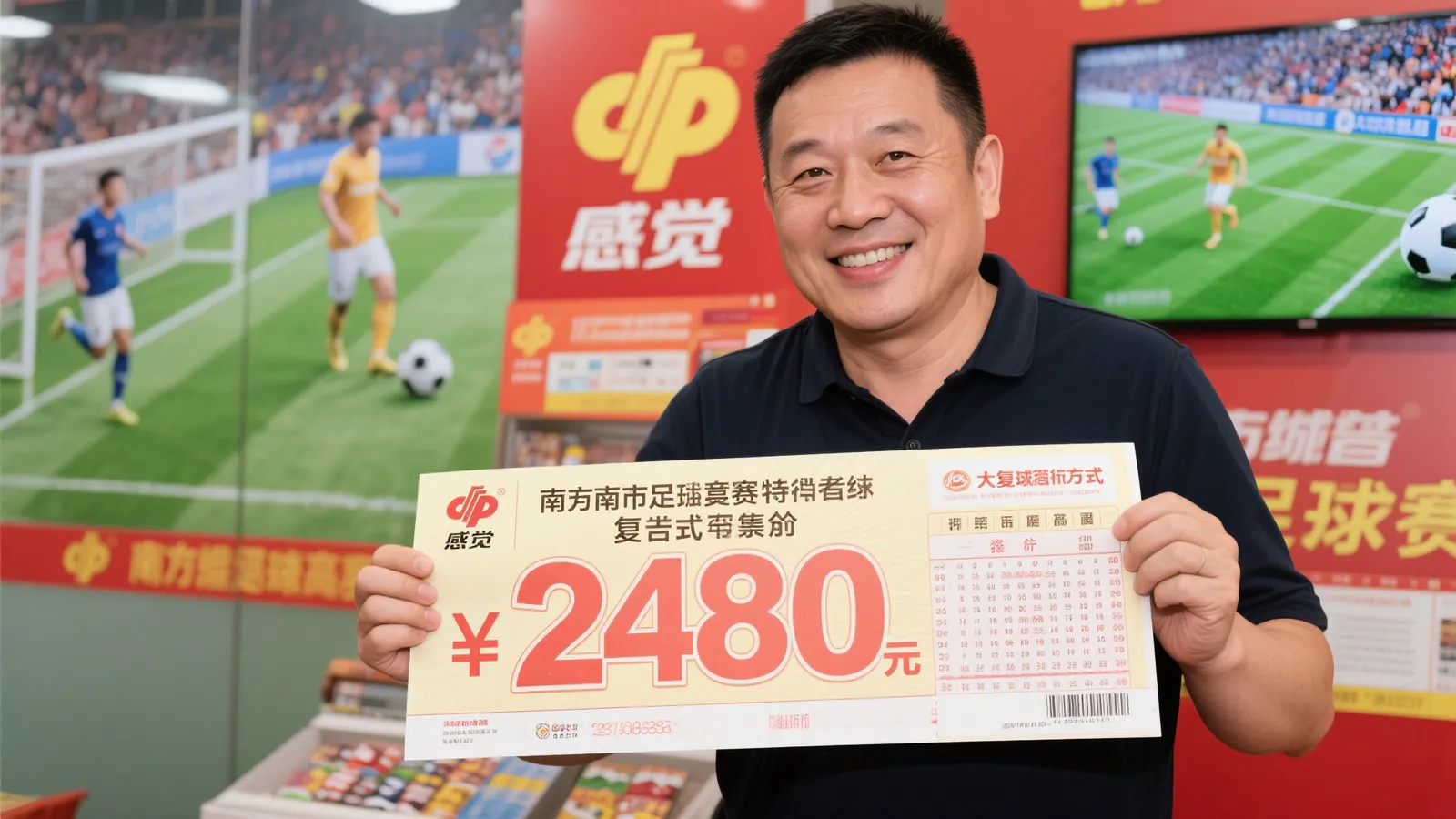 男子豪掷万元复式投注，精准预感命中足彩248万大奖！
