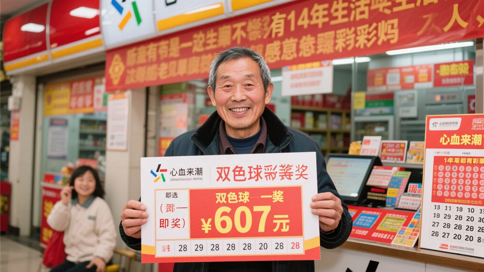14年资深彩民喜中双色球607万 灵感突现自选号码