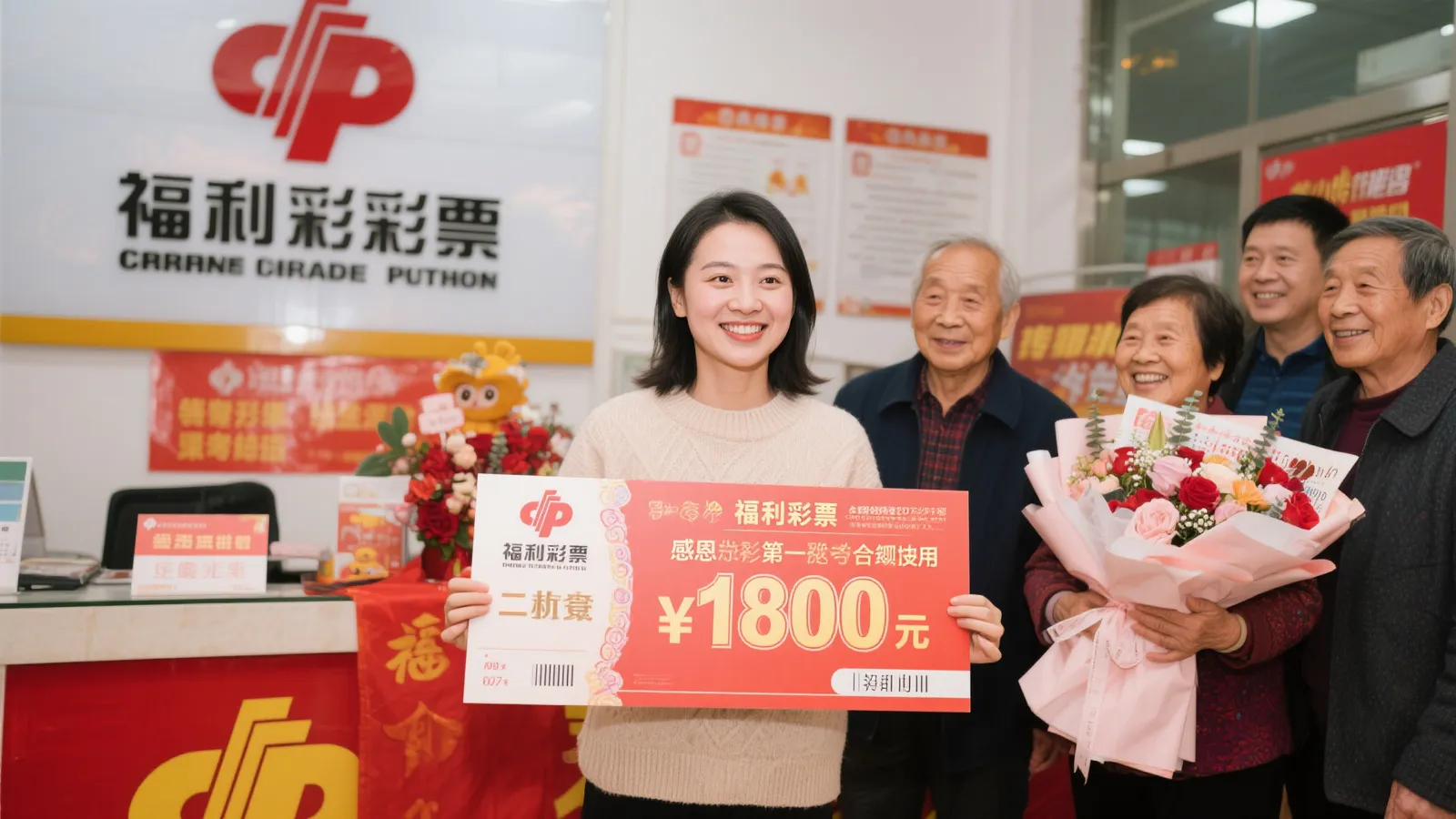 女彩民喜中福彩80万 慷慨送礼父母与好友