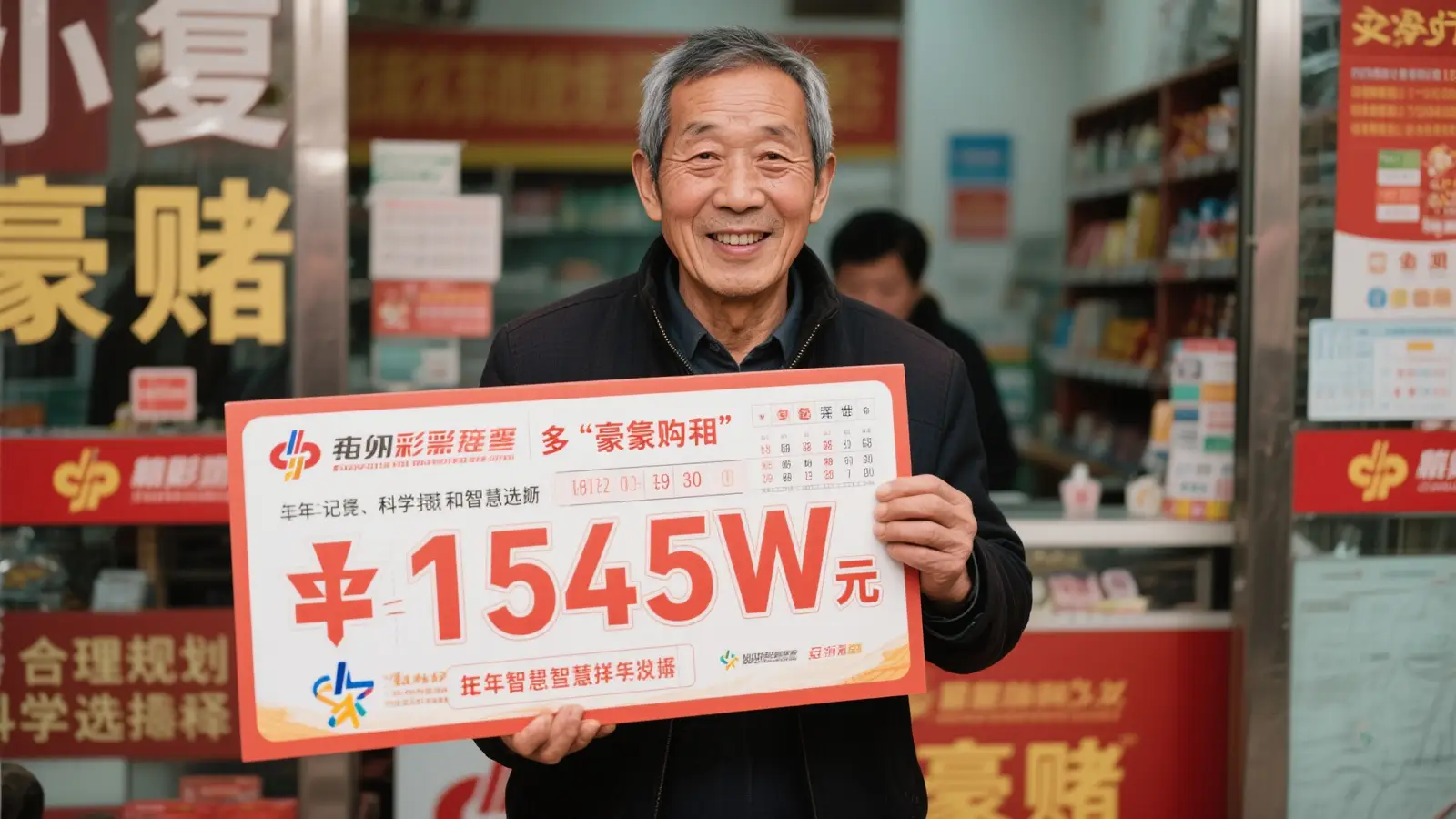 老彩民凭直觉选号，小复式击中大乐透1545万巨奖