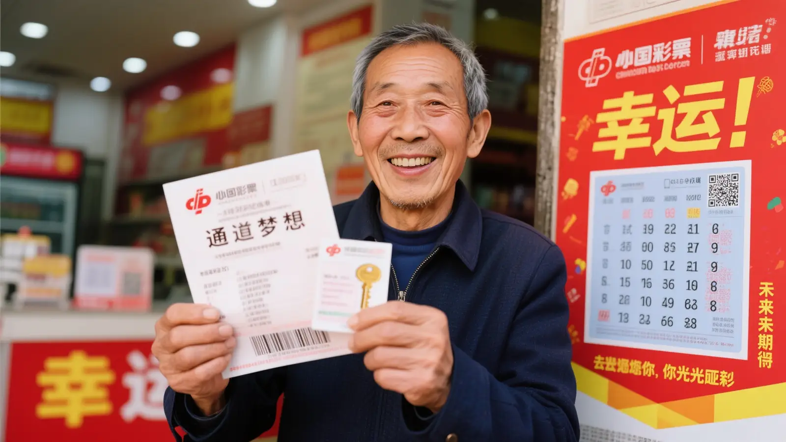 老彩民坚持多年每期必买，10元机选喜中双色球589万