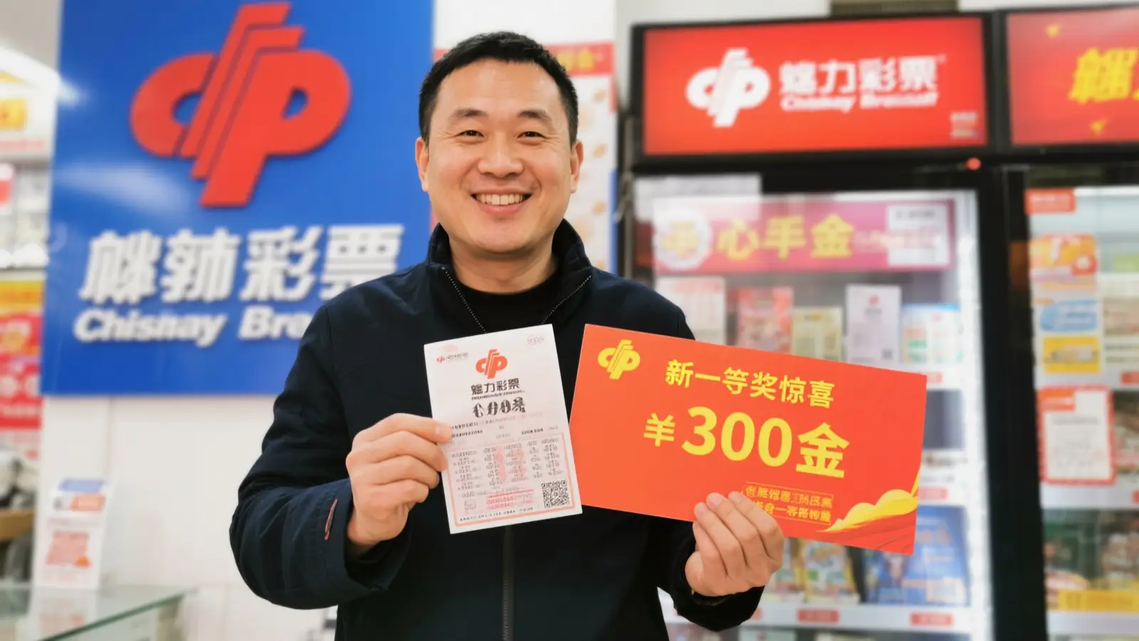 男子凭直觉选号喜中福彩699万 随性购彩尽享乐趣