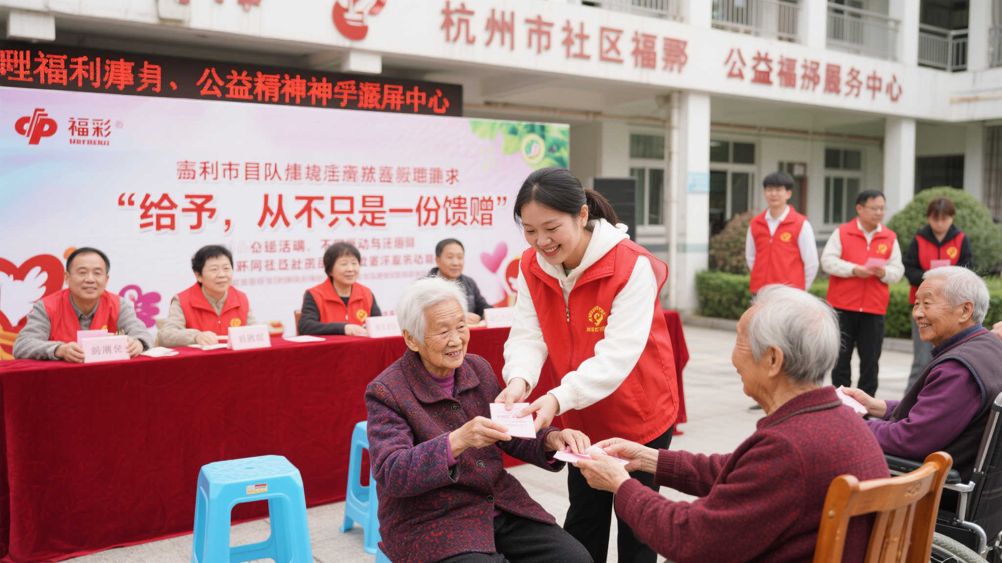 重阳情深福彩暖心——关爱传递杭州市福利中心