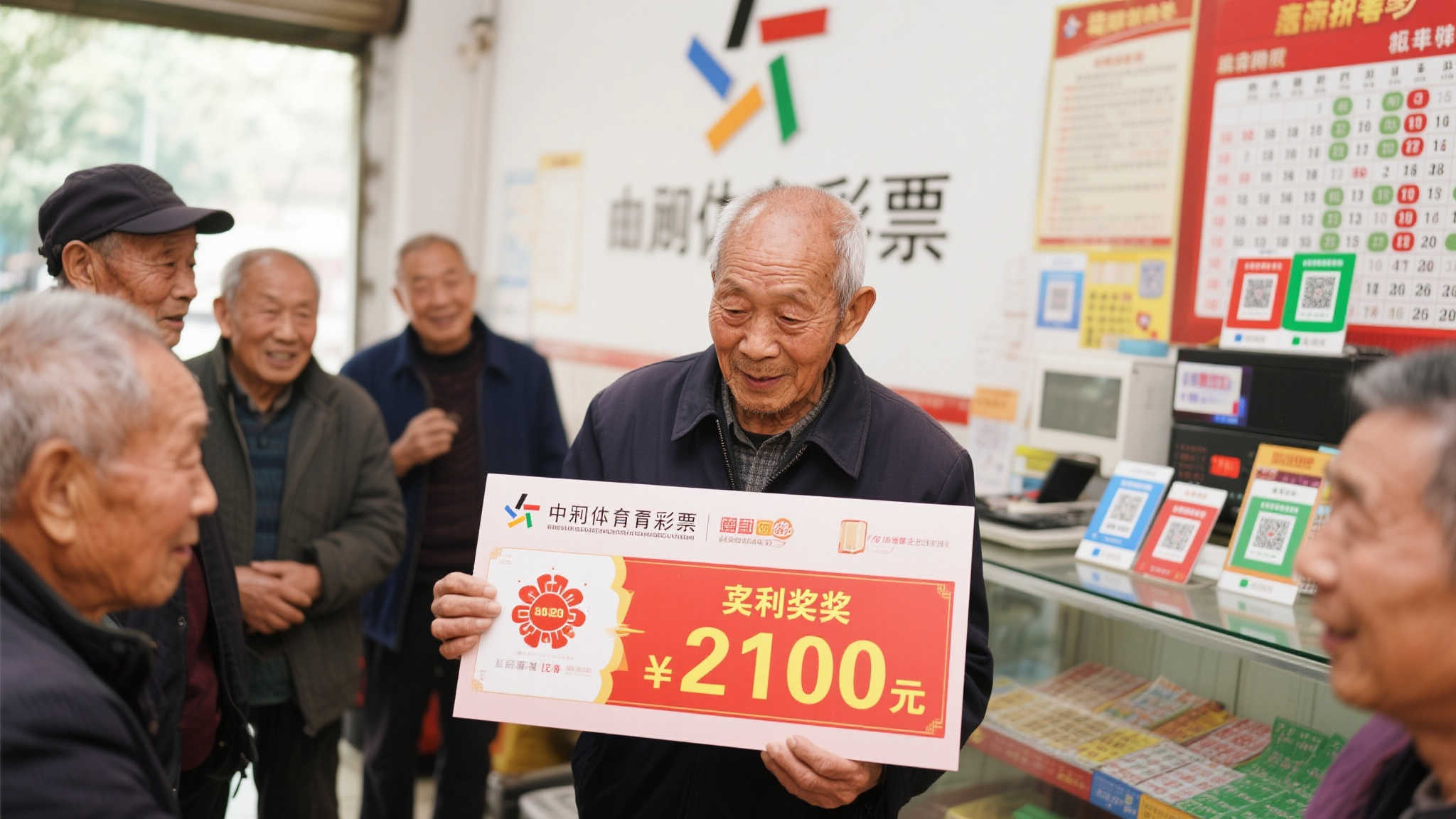 体彩忠实粉丝喜中排列五210万，购彩为晚年增添乐趣
