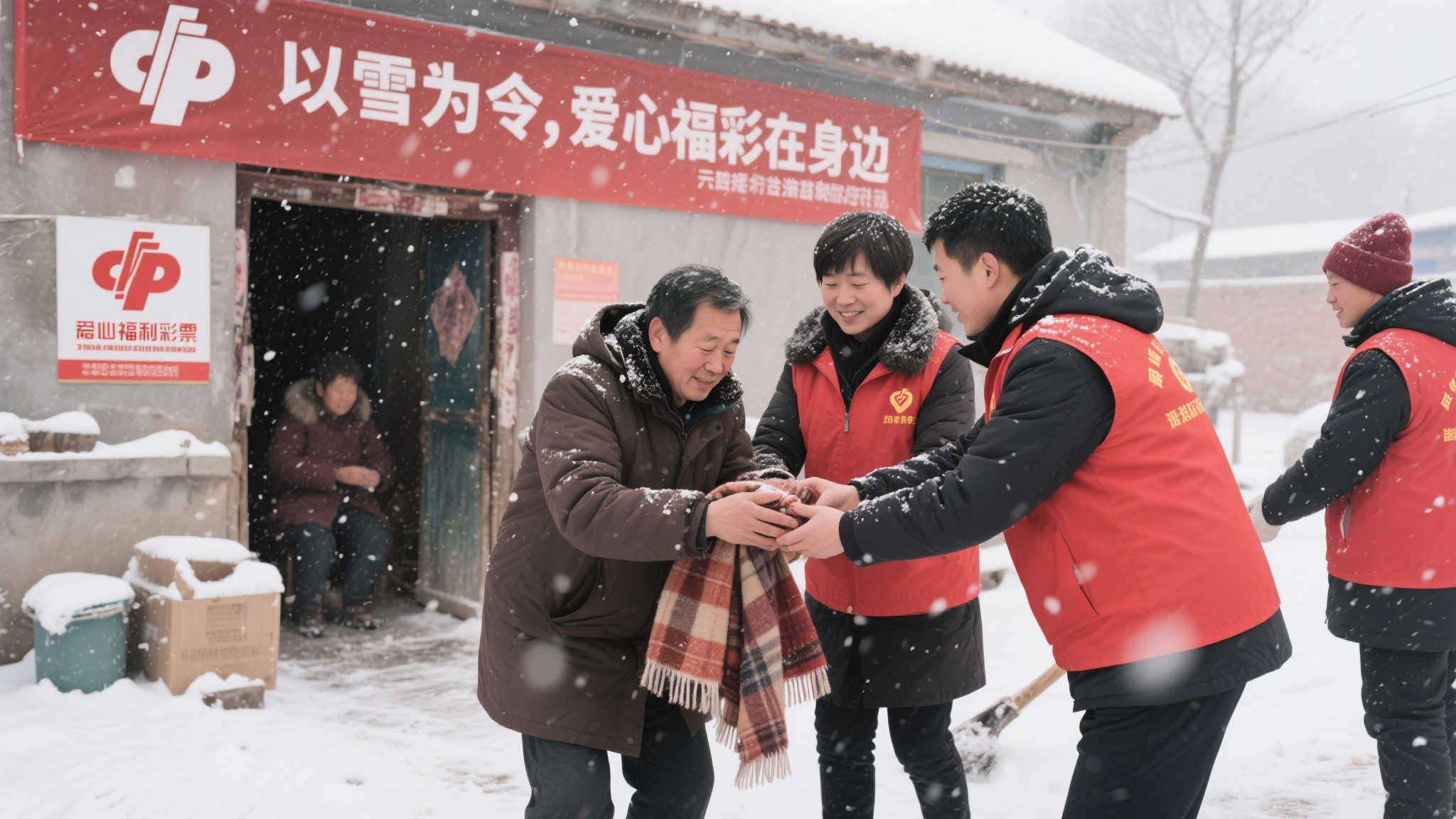雪映爱心，福彩温暖随行
