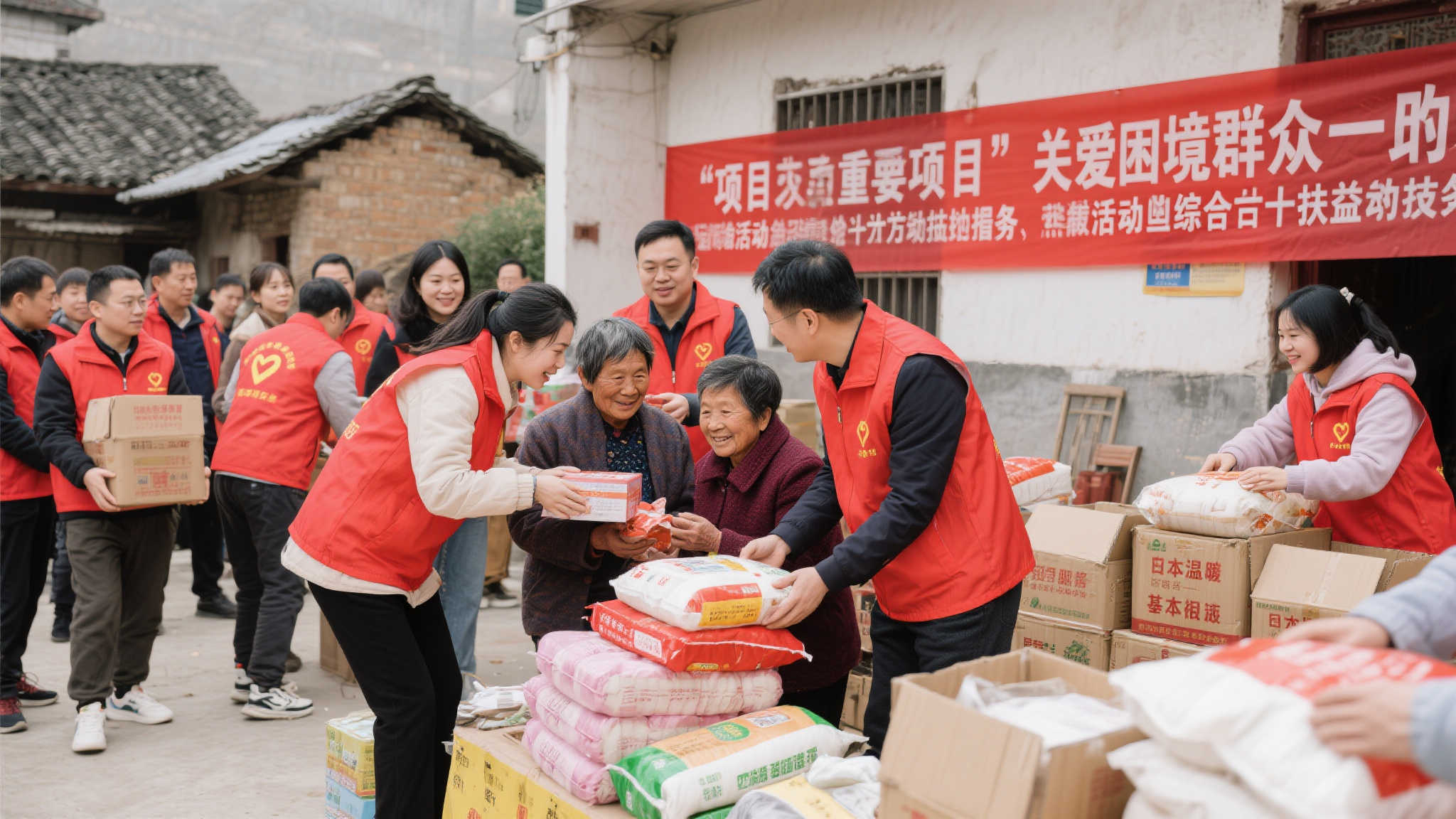 早春暖意洒石家庄 福彩关怀传困境群众
