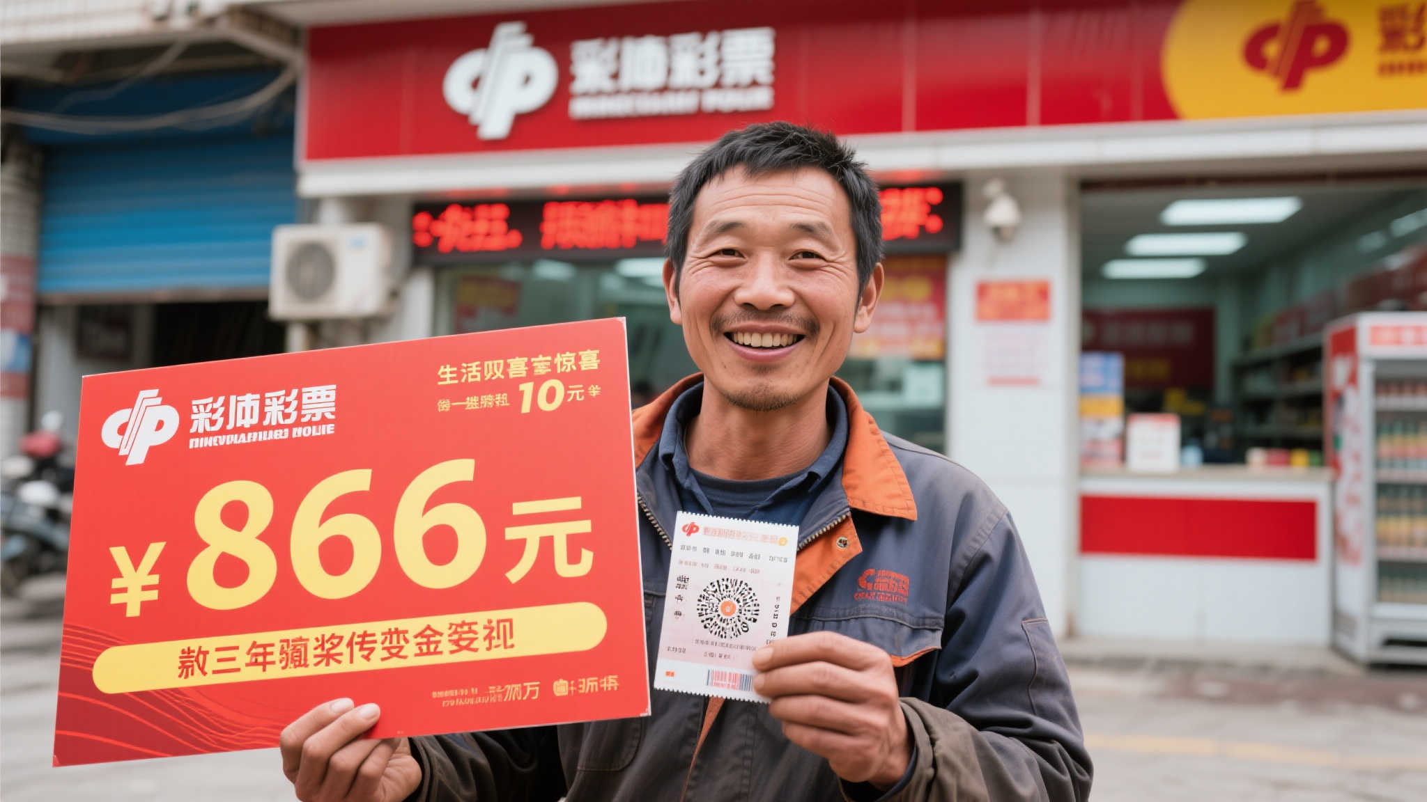 打工人10元喜中福彩866万，兑奖感慨三年人生起伏